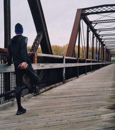 adult architecture athlete boardwalk